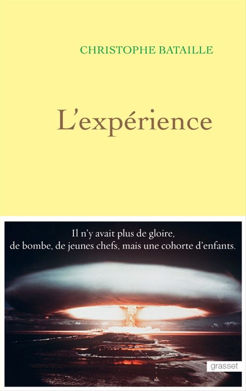ebook cover of L'expérience, by Christophe Bataille