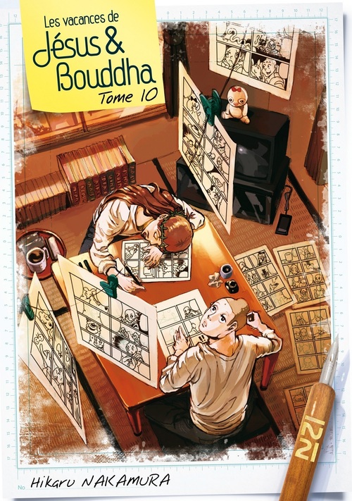 ebook cover of Les vacances de Jésus & Bouddha - tome 10, by Hikaru Nakamura