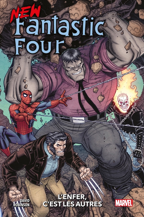 Couverture ebook de New Fantastic Four : L'enfer, c'est les autres, de Peter David