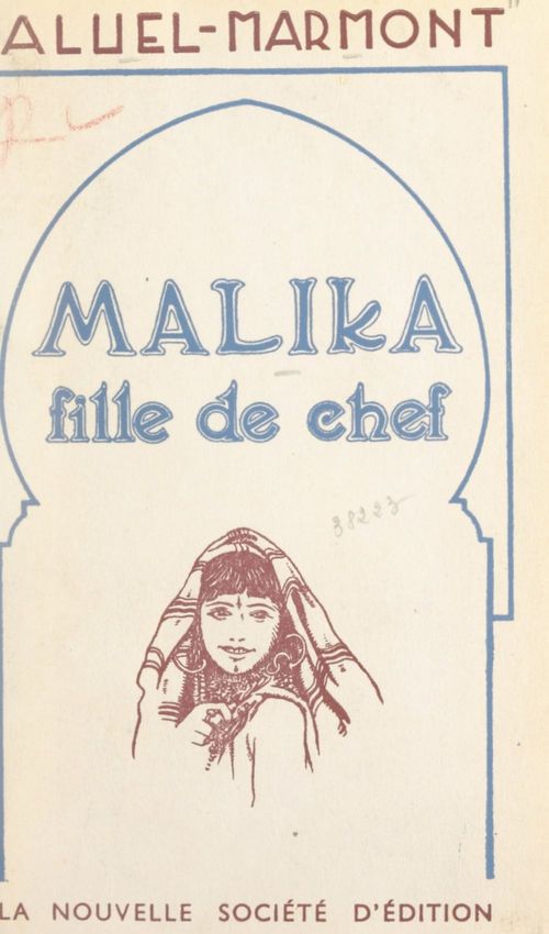 ebook cover of Malika, by Paluel-Marmont