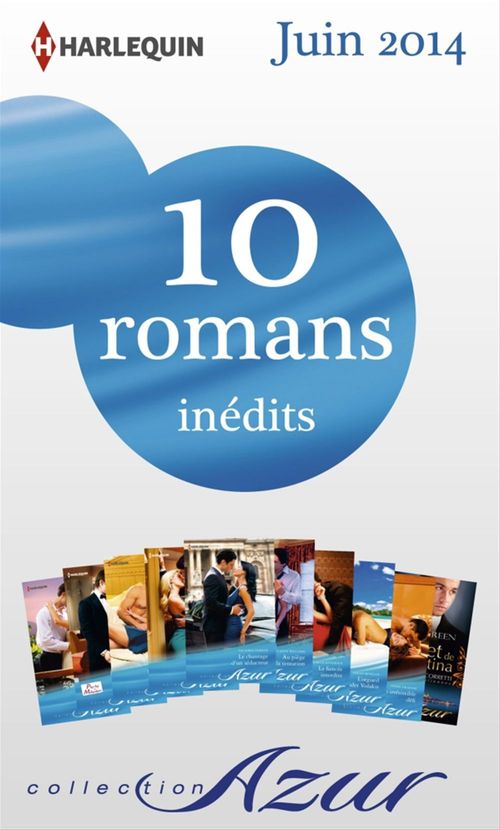 ebook cover of 10 romans Azur inédits (n°3475 à 3484 - juin 2014), by Collectif