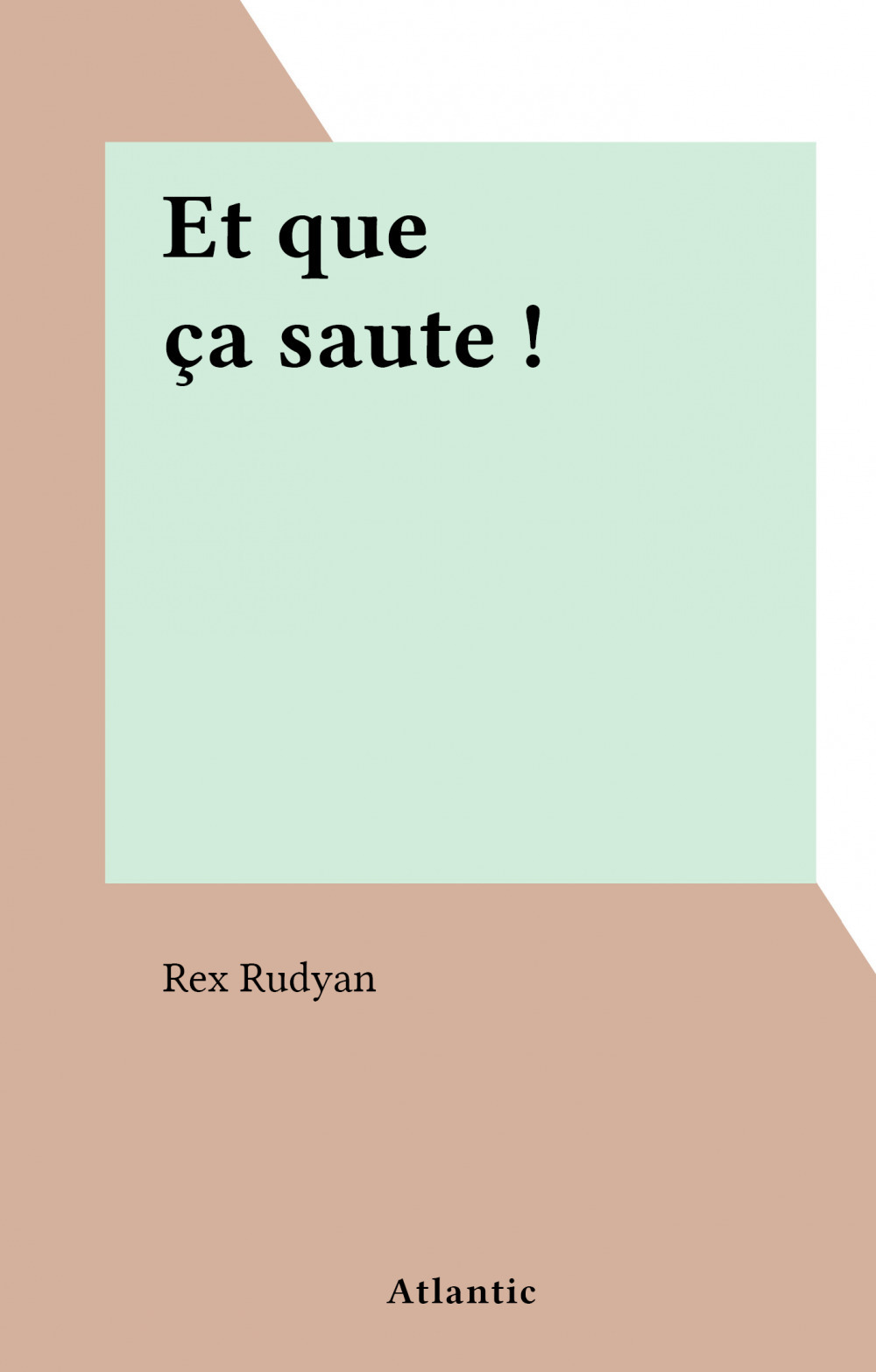 ebook cover of Et que ça saute !, by Rex Rudyan