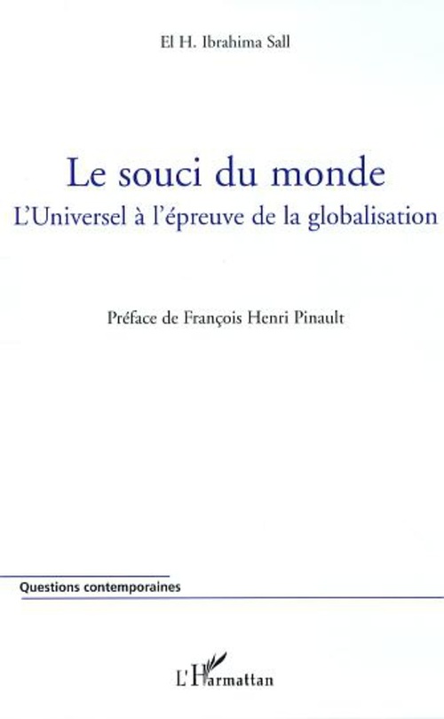Couverture ebook de Le souci du monde, de El H Ibrahima Sall