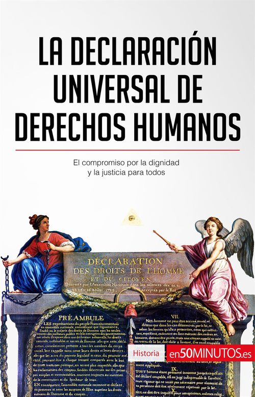 Couverture ebook de La Declaración Universal de Derechos Humanos, de 50minutos.Es