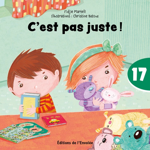 Couverture ebook de C'est pas juste !, de Fidjie Martell