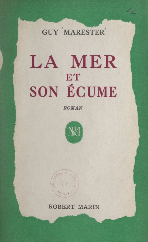 Couverture ebook de La mer et son écume, de Guy Marester