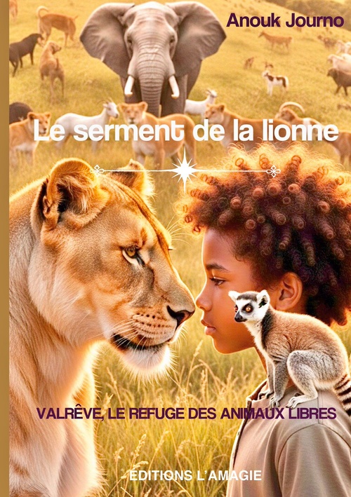 Couverture ebook de Le serment de la lionne, de Anouk Journo, Editions L'Amagie