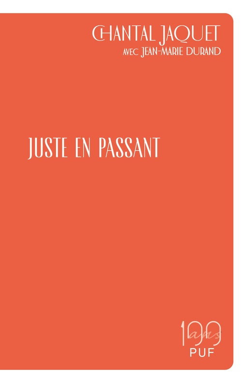 Couverture ebook de Juste en passant, de Jean-Marie Durand, Chantal Jaquet