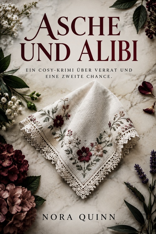 Couverture ebook de Asche und Alibi, de Nora Quinn