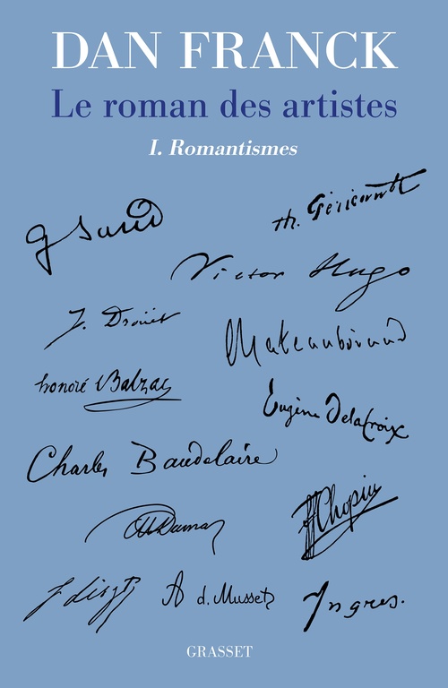 ebook cover of Le roman des artistes, by Dan Franck
