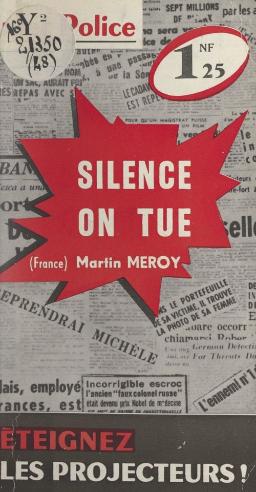 ebook cover of Silence, on tue, by Martin Meroy