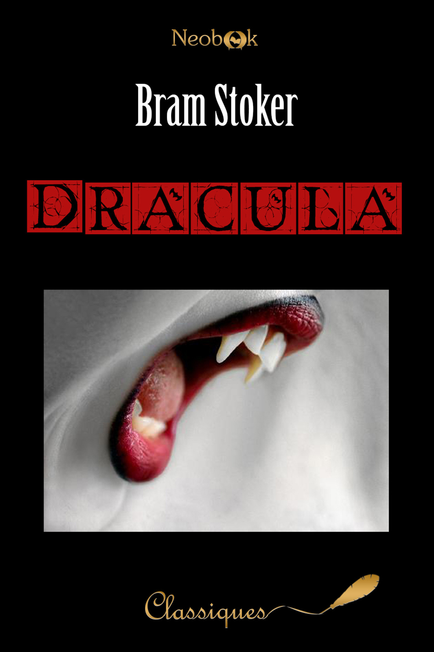 ebook cover of Dracula, by Bram Stoker