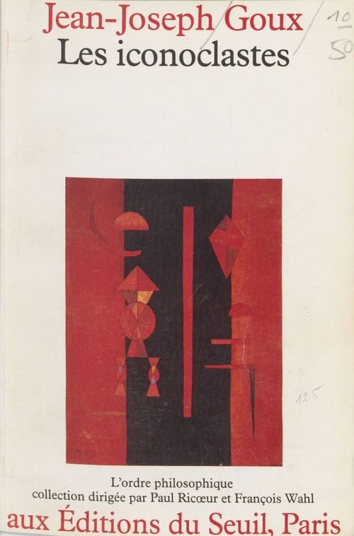 Couverture ebook de Les Iconoclastes, de Goux Jean-Joseph