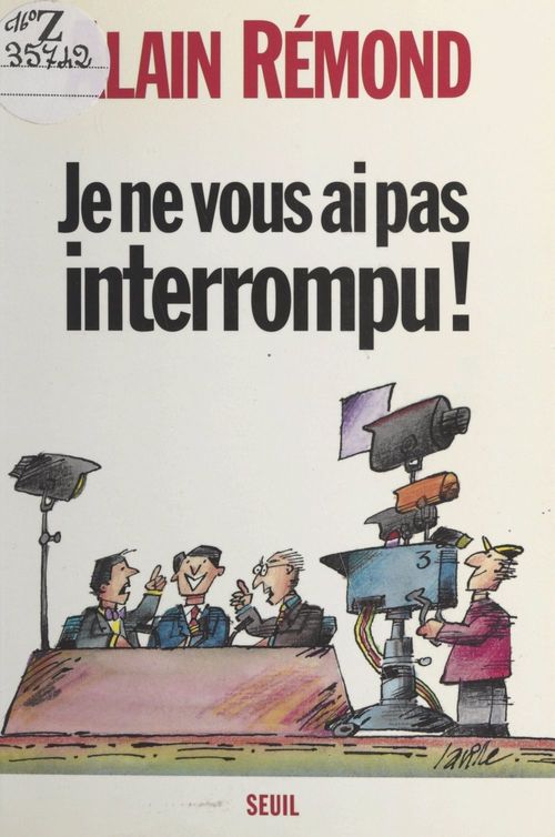 Couverture ebook de Je ne vous ai pas interrompu !, de Alain Rémond