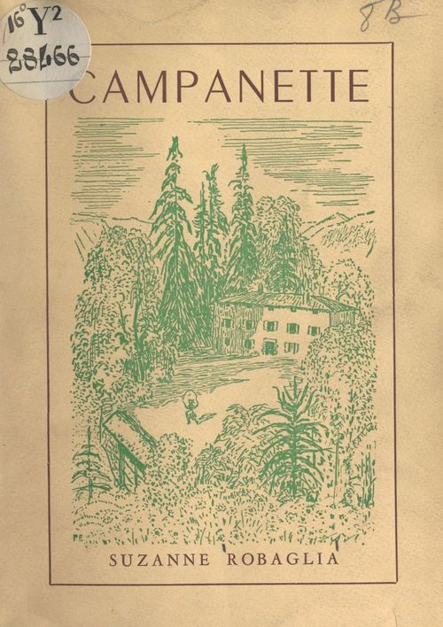 Couverture ebook de Campanette, de Suzanne Robaglia