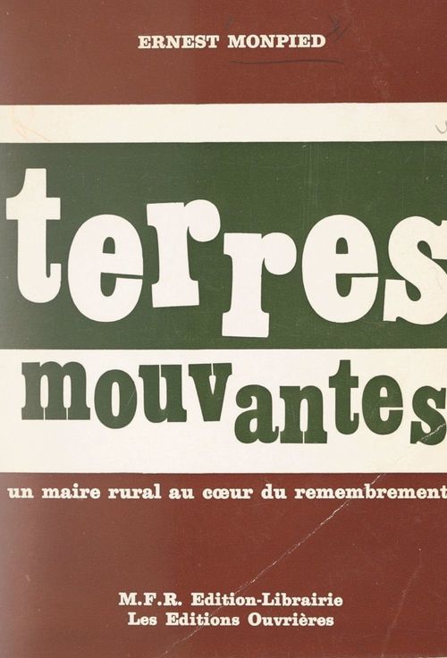 Couverture ebook de Terres mouvantes, de Ernest Monpied