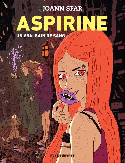 Couverture ebook de Aspirine - tome 2 - Un vrai bain de sang, de Joann Sfar