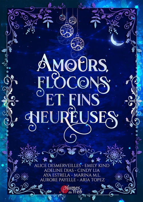 ebook cover of Amours, flocons et fins heureuses, by Collectif