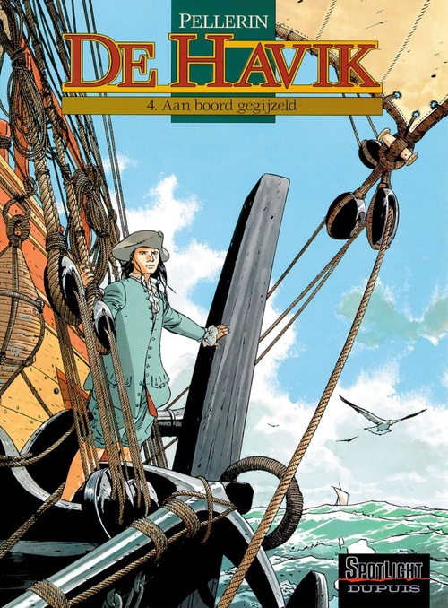 ebook cover of Aan boord gegijzeld, by Pellerin
