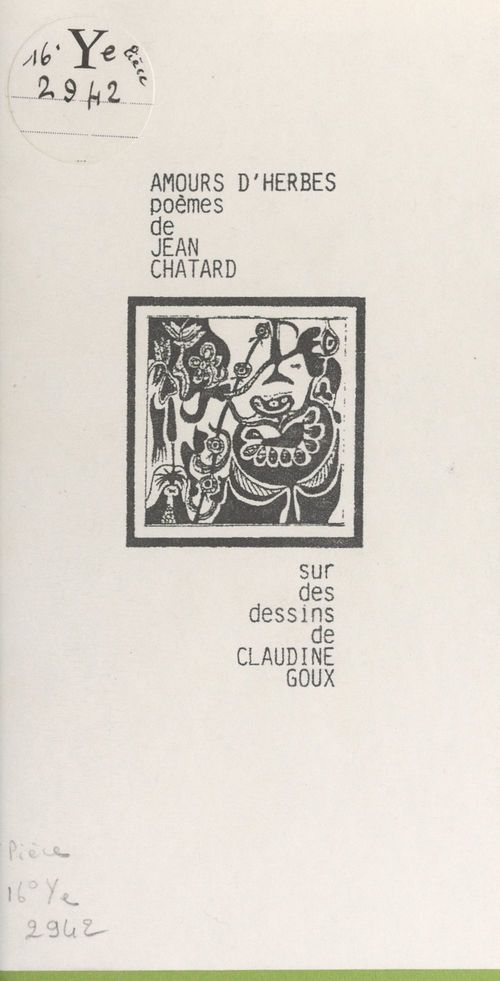 ebook cover of Amours d'herbes, by Jean Chatard