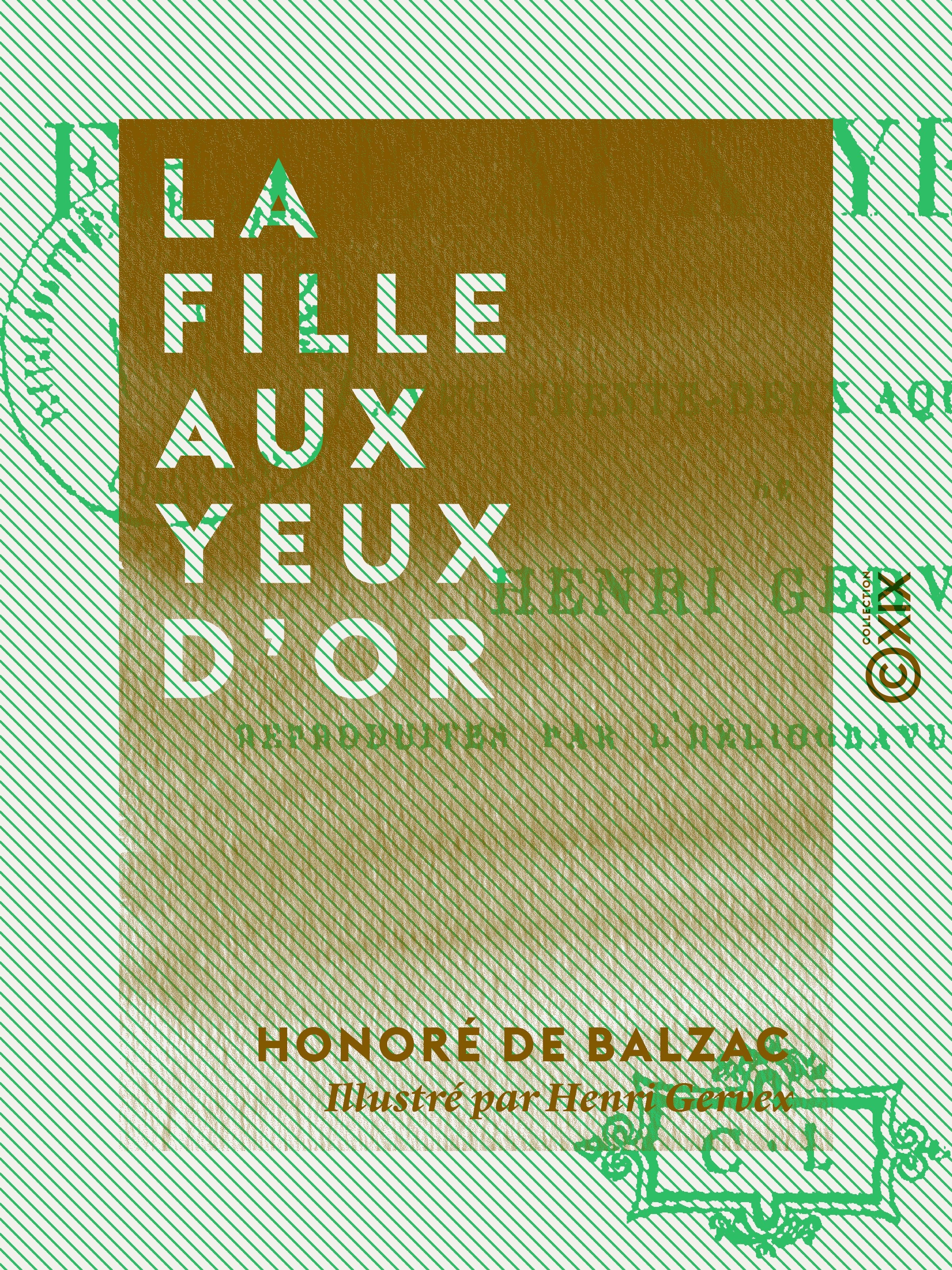 ebook cover of La Fille aux yeux d'or, by Honoré de Balzac