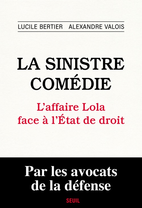 Couverture ebook de La Sinistre comédie, de Alexandre Valois, Lucile Bertier