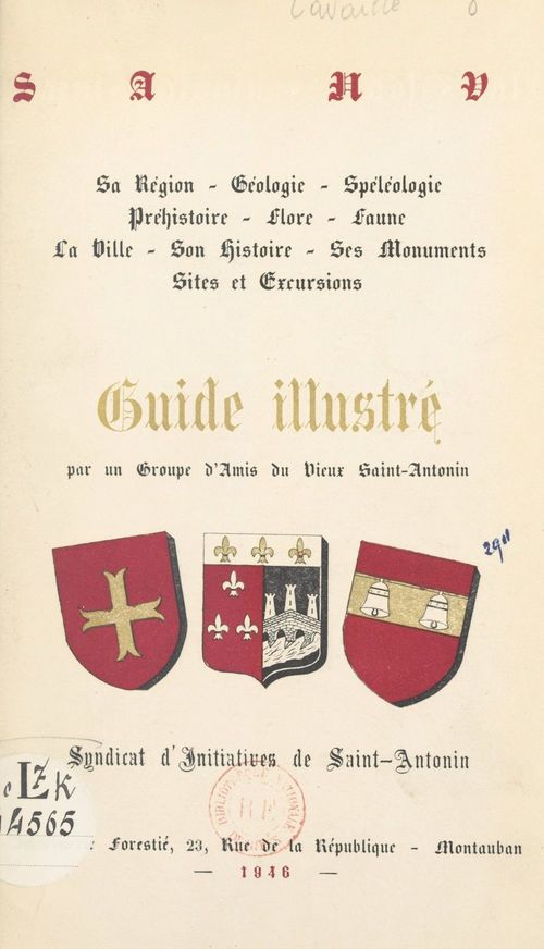 ebook cover of Saint-Antonin - Noble-Val, by Albert Cavaille, Jean Donat, Pierre Bayrou