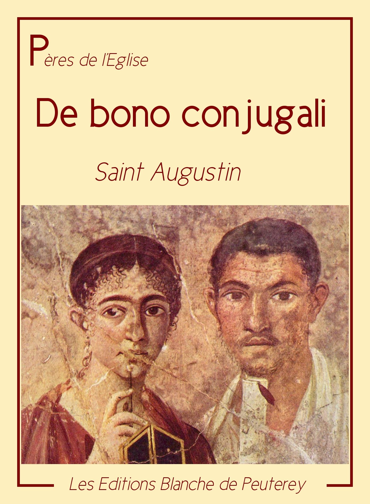 Couverture ebook de De bono conjugali, de Saint Augustin