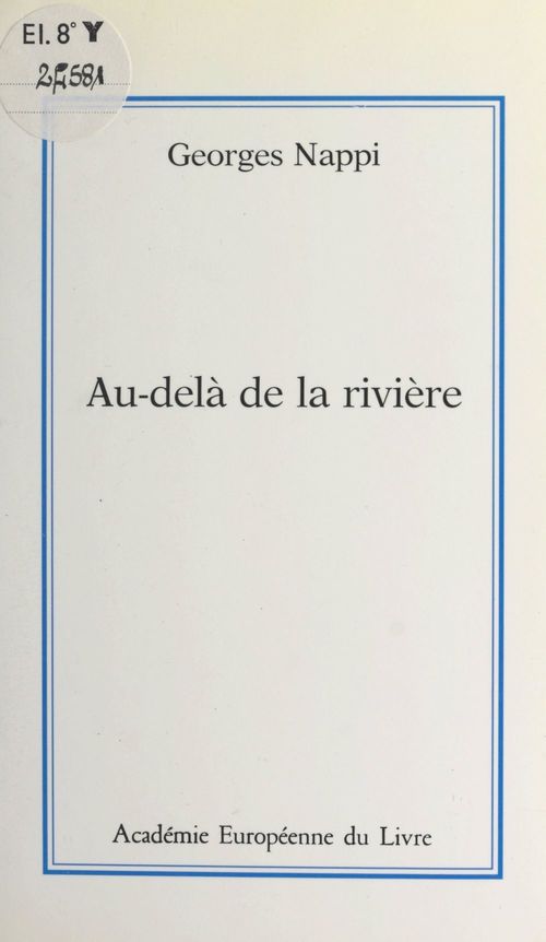 Couverture ebook de Au-delà de la rivière, de Georges Nappi