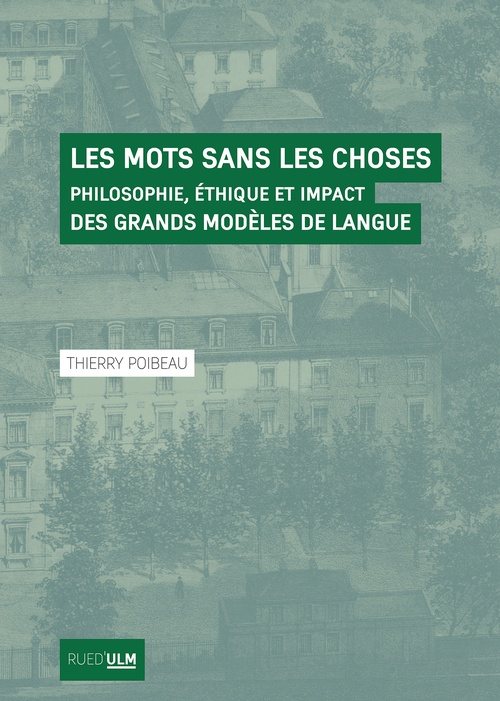 ebook cover of Les Mots sans les choses, by Thierry Poibeau