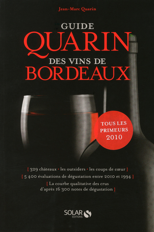 Couverture ebook de Guide Quarin des Vins de Bordeaux, de Jean-marc Quarin