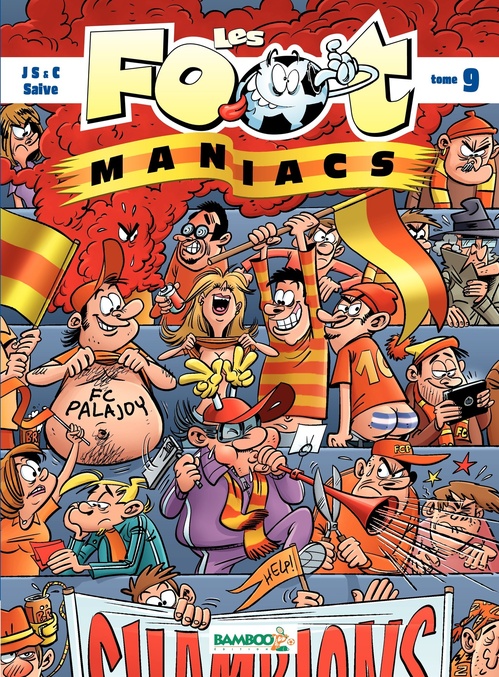 ebook cover of Les Footmaniacs - Tome 9, by Christophe Cazenove, Jenfèvre, Henri Jenfèvre, Olivier Sulpice, Olivier Saive