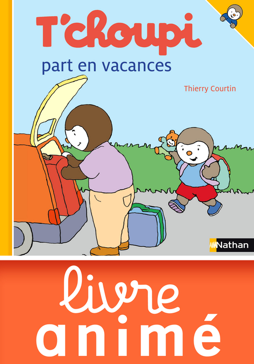 ebook cover of T'choupi part en vacances, by Thierry Courtin