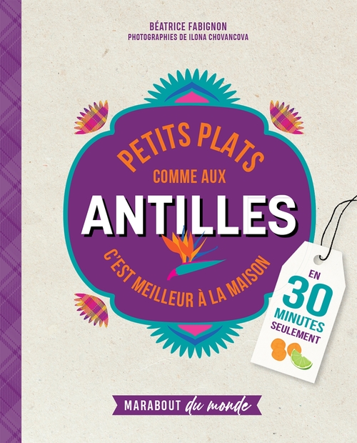 Couverture ebook de Petits plats comme aux Antilles, de Collectif