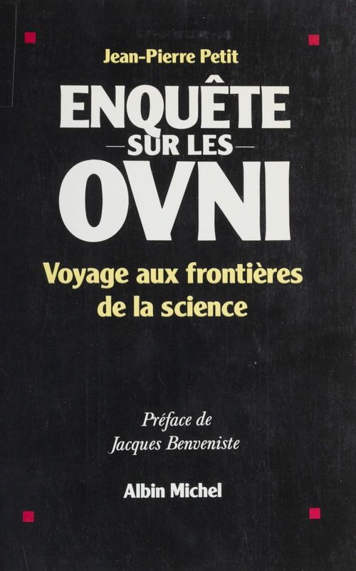 Couverture ebook de Enquête sur les OVNI : voyage aux frontières de la science, de Petit