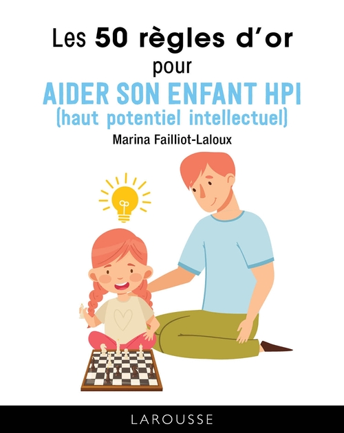Couverture ebook de Les 50 règles d'or - HPI, de Marina FAILLIOT LALOUX