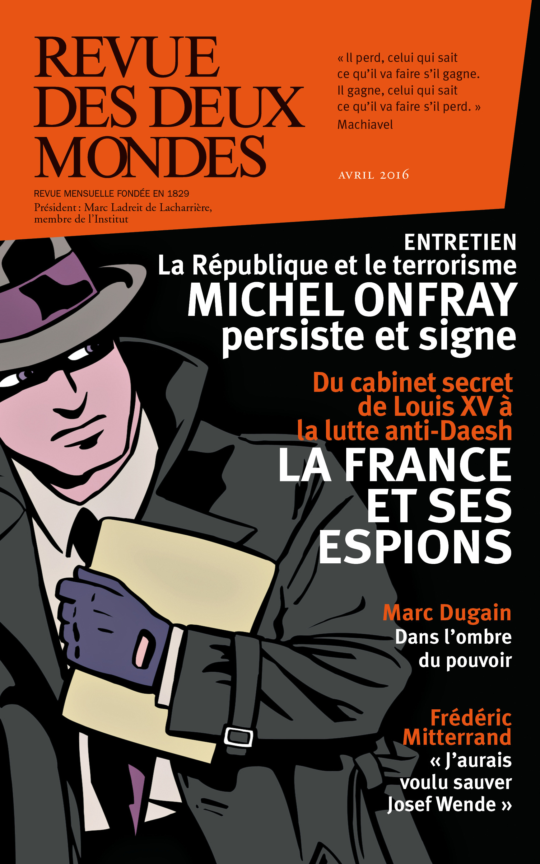 Couverture ebook de Revue des Deux Mondes avril 2016, de Revue Des Deux Mondes