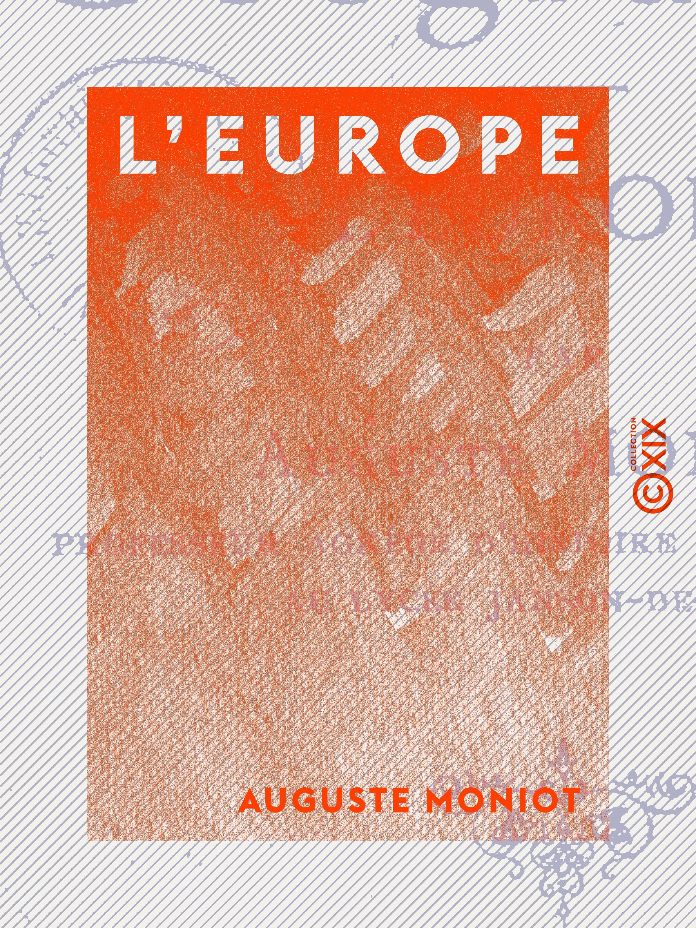 ebook cover of L'Europe, by Auguste Moniot