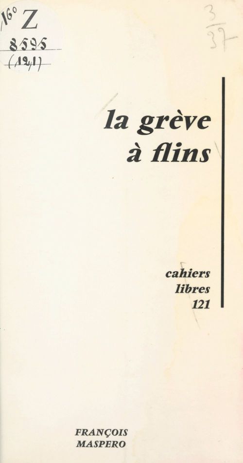 ebook cover of La grève à Flins, by Jean-Philippe Talbo