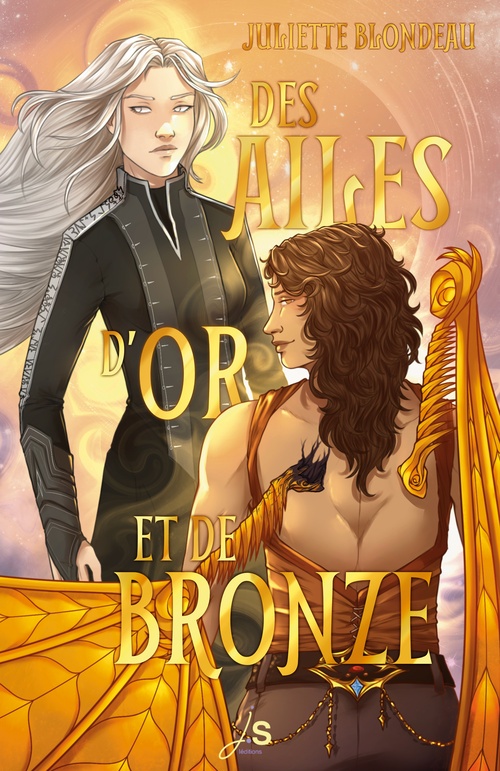 ebook cover of Des ailes d'or et de bronze, by Juliette Blondeau