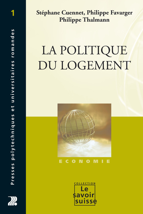 Couverture ebook de La politique du logement, de Cuennet