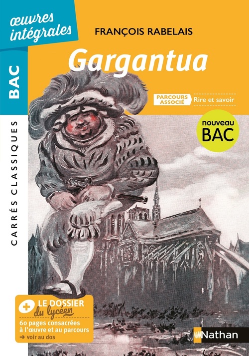 Couverture ebook de Gargantua, de François Rabelais