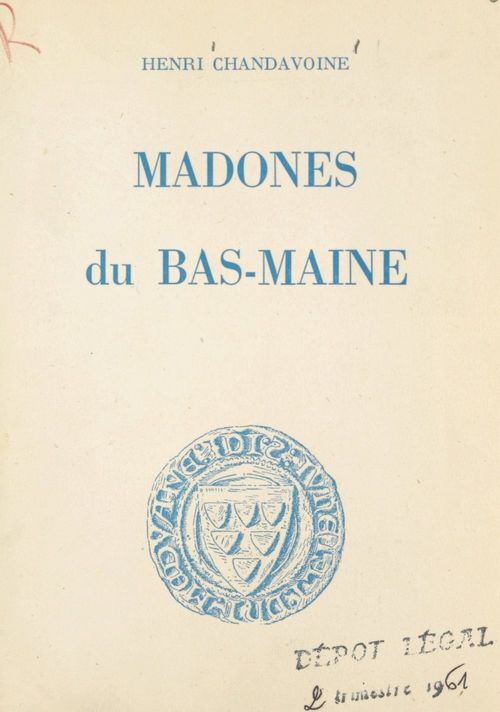 Couverture ebook de Madones du Bas-Maine, de Henri Chandavoine