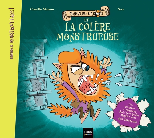 Couverture ebook de Bienvenue au Monstrovillage ! - Marylou Garou et la colère monstrueuse, de Camille Masson