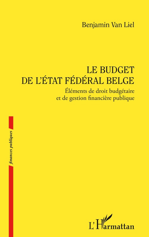ebook cover of Le budget de l´État fédéral belge, by Benjamin Van Liel