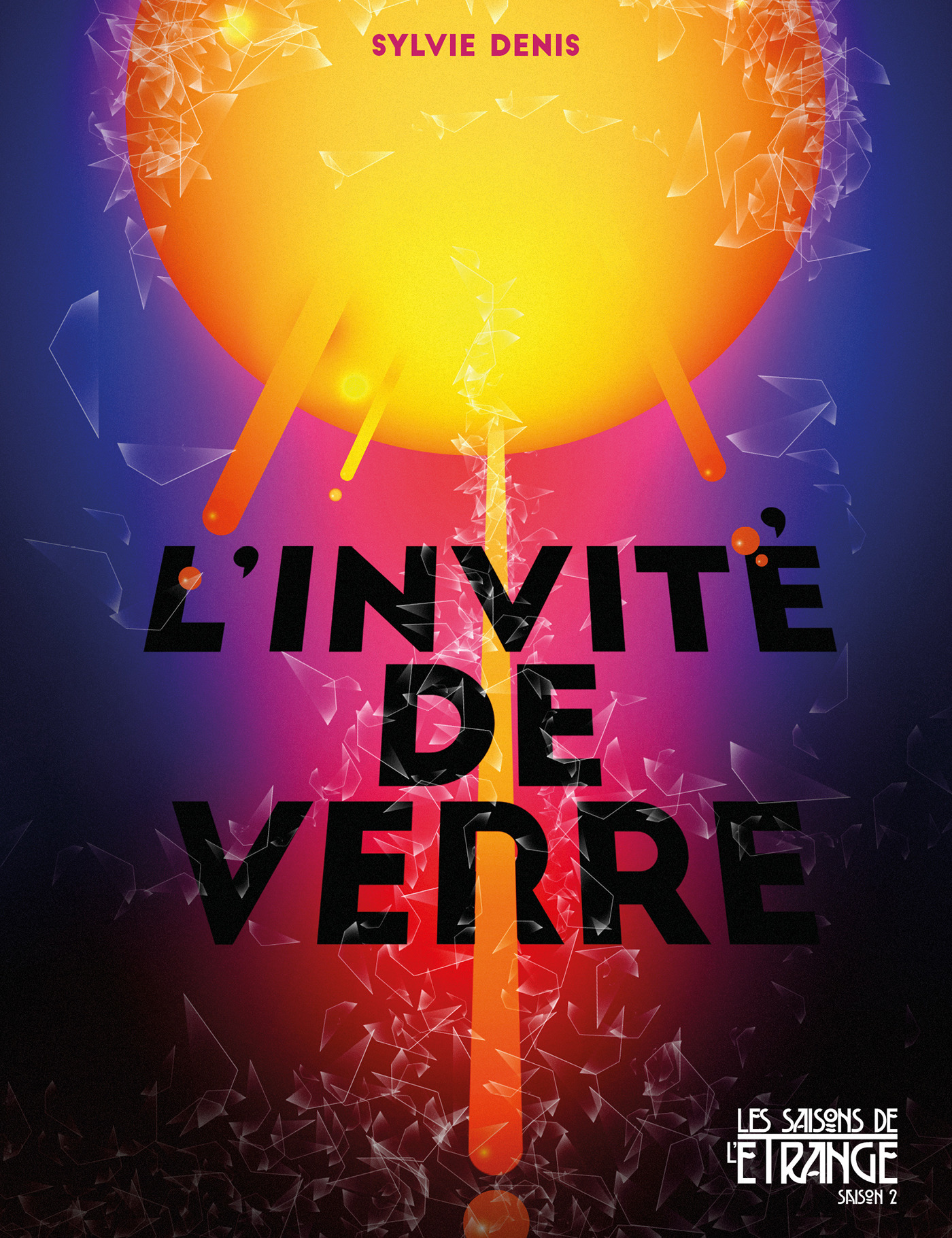 Couverture ebook de L'invité de verre, de Sylvie Denis