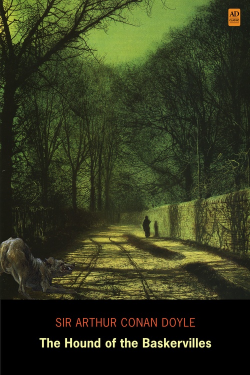 ebook cover of Sherlock Holmes: The Hound of the Baskervilles (AD Classic Illustrated), by Arthur Conan Doyle
