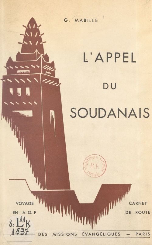 ebook cover of L'appel du soudanais, by Georges Mabille