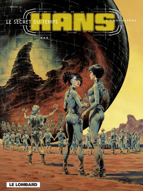Couverture ebook de Hans - Tome 11 - Le Secret du temps, de Duchâteau