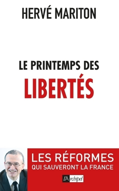 Couverture ebook de Le printemps des libertés, de Hervé Mariton